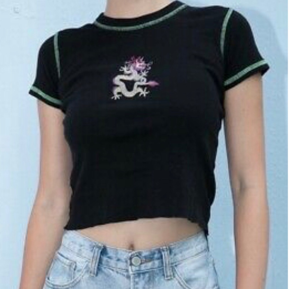 Hailie dragon top brandy Melville